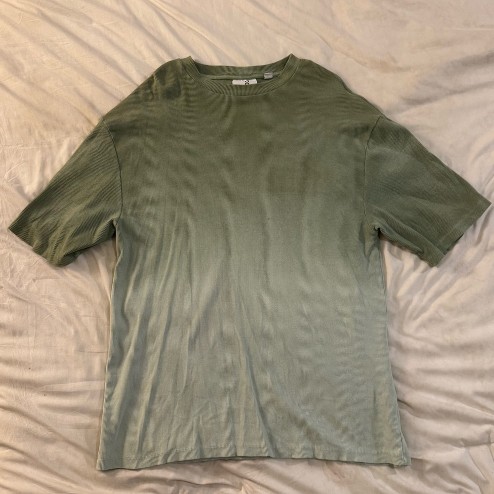 ASOS Collusion men’s gradient oversized tee in green | size M | NEW